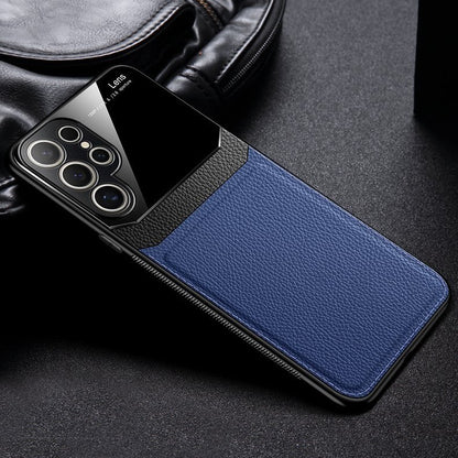 Aura Glass Lens Stitching Leather Case - Samsung