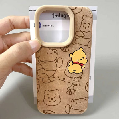 Cartoon Bear Pattern Phone Case