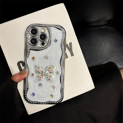 Luxe Butterfly Crystal Phone Case
