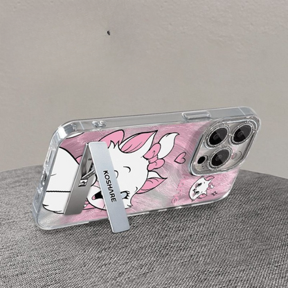 Cute Kitty Phone Case with Kickstand
