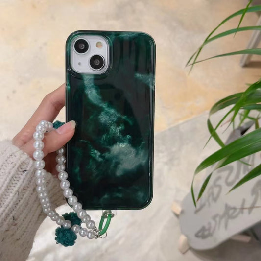 Emerald Luxe Phone Case with Strap