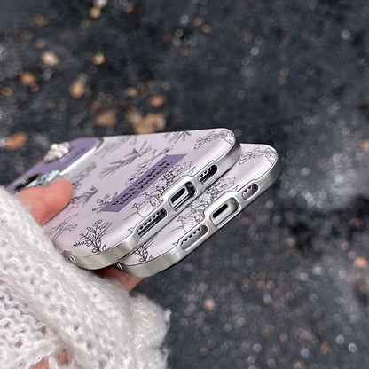 Lavender Floral Delight Phone Case