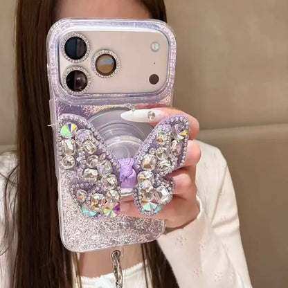 Sparkle Butterfly Wing Pop Case