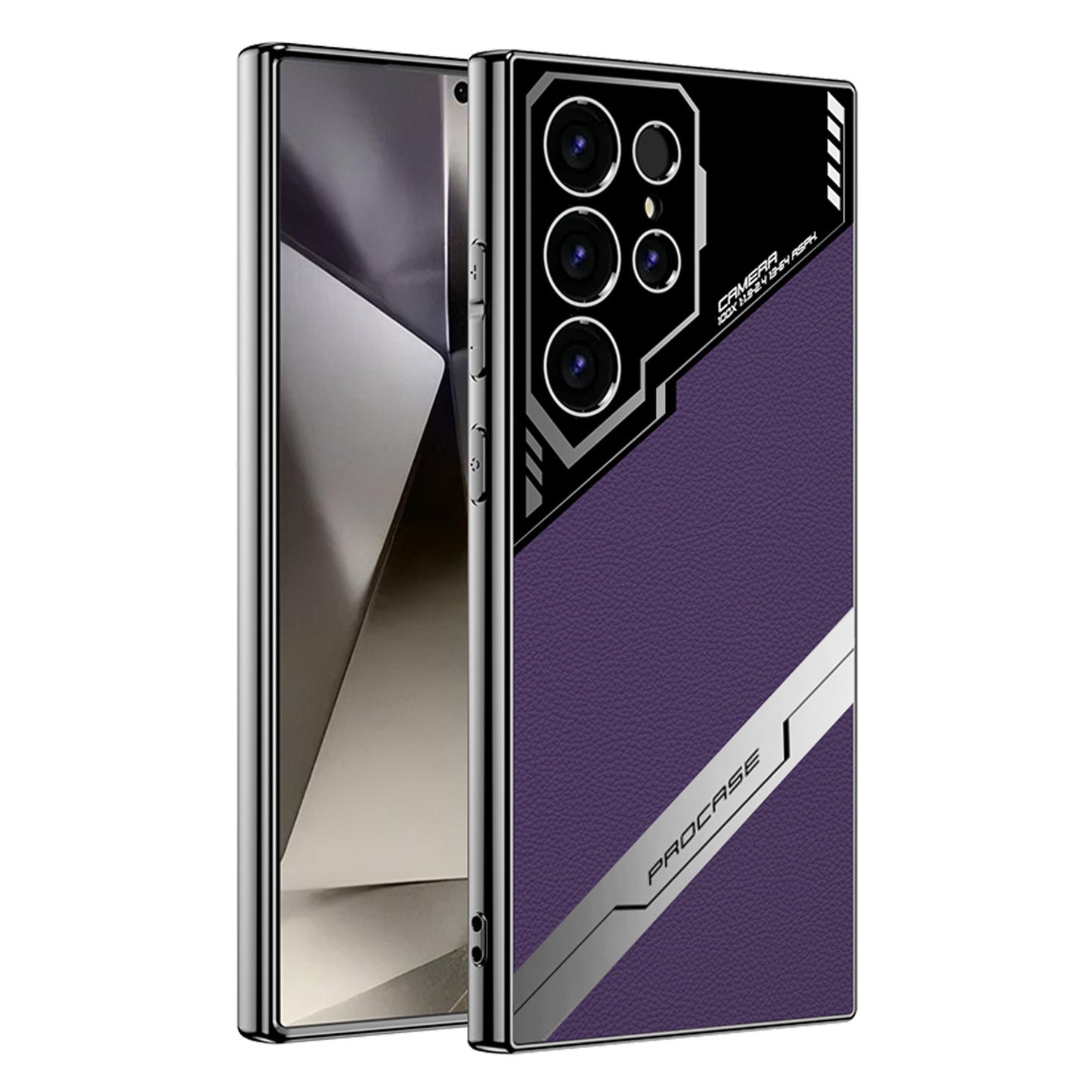 Sleek Electroplated Cross Border Case - Samsung