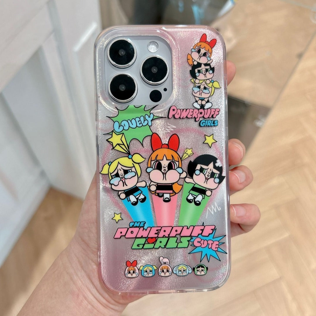 Cartoon Heroines Graffiti Case