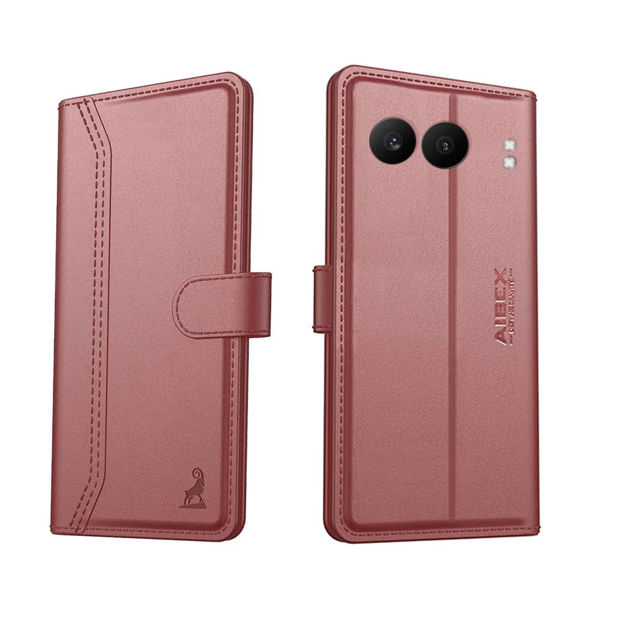 OnePlus Nord 4 Luxe Leather Foldable Stand Pocket Case