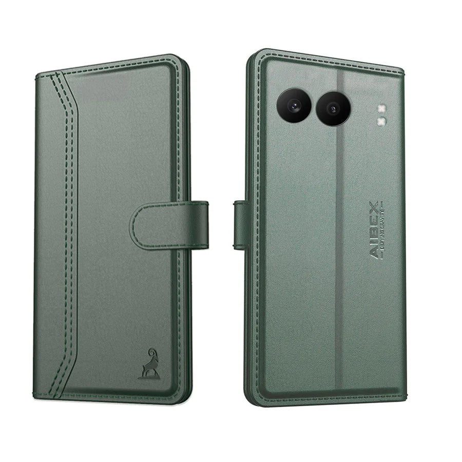 OnePlus Nord 4 Luxe Leather Foldable Stand Pocket Case