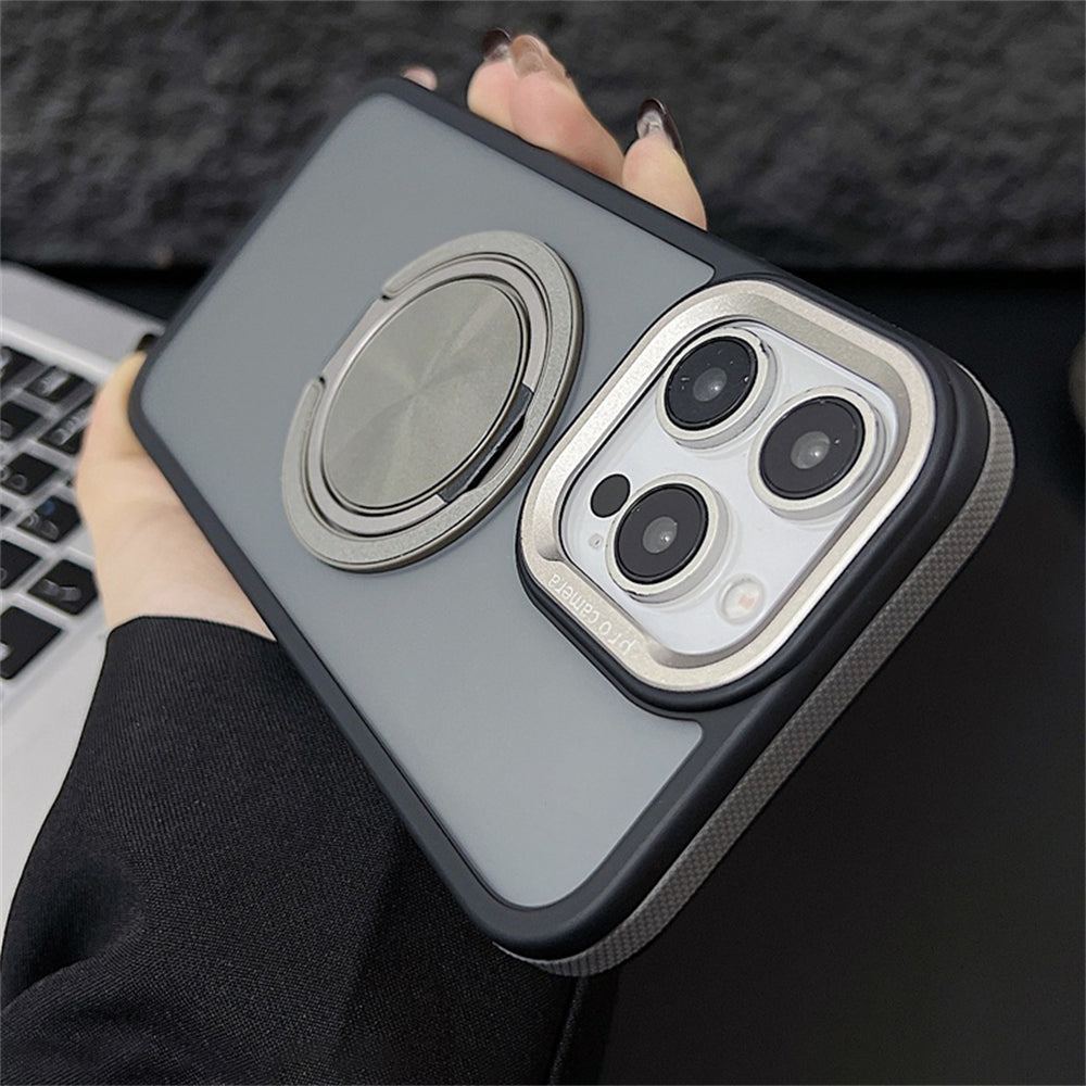 Refined Acrylic RingStand Shockproof Case - iPhone