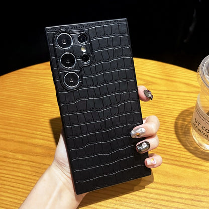 Premium Leather Crocodile Texture Case - Samsung