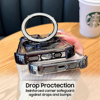 Reinforced Hybrid Shield MagSafe Kickstand Case
