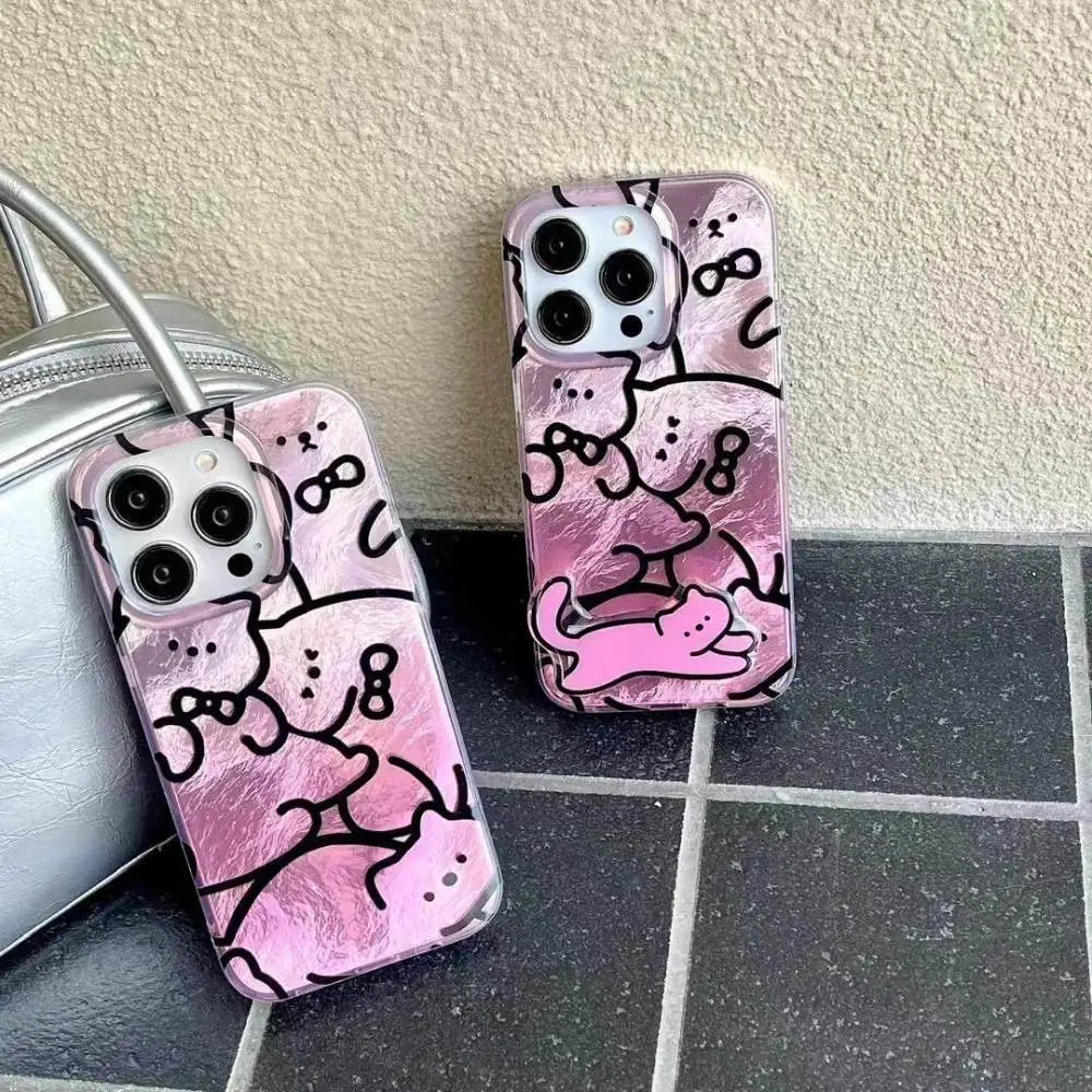 Graffiti Cat Stand Case
