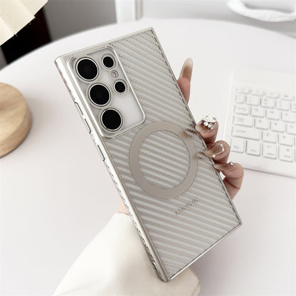 Business Clear Carbon Fiber MagSafe Case - Samsung