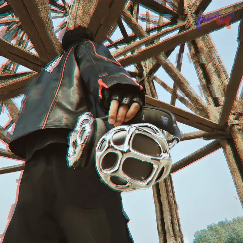 Galactic Grid Metallic  AirPods Max Case