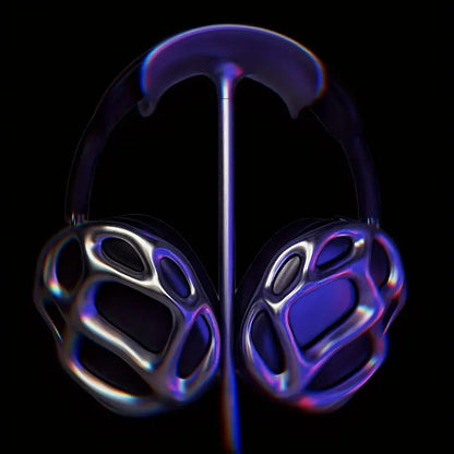 Galactic Grid Metallic  AirPods Max Case