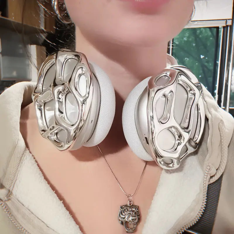 Galactic Grid Metallic  AirPods Max Case