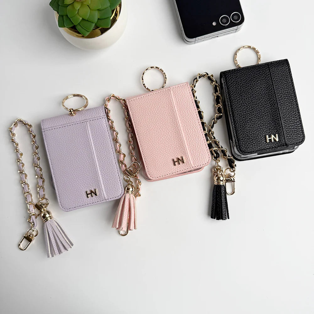 SnapCarry Wristlet Leather Wallet Case - Samsung