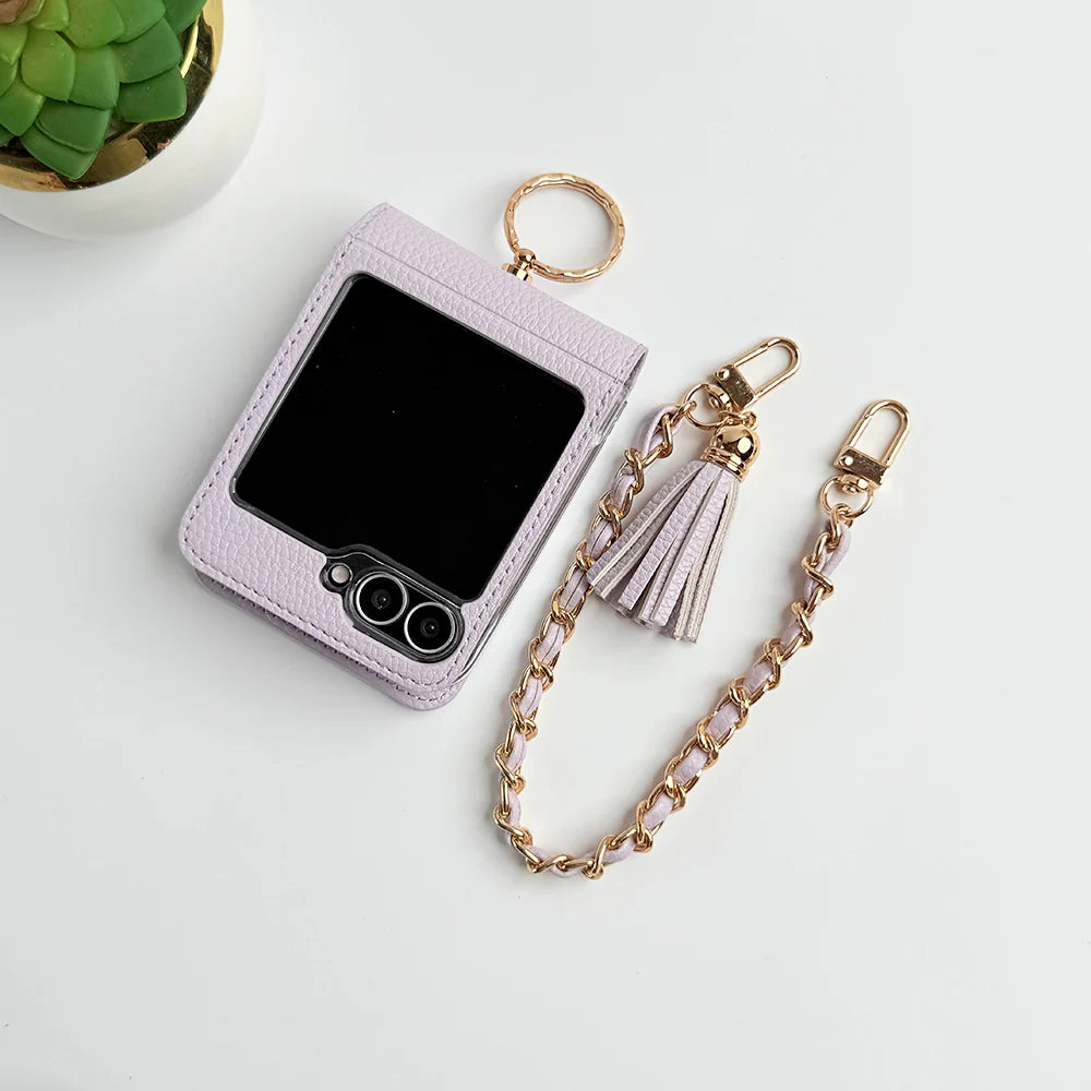 SnapCarry Wristlet Leather Wallet Case - Samsung