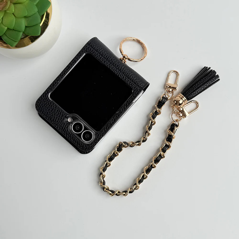 SnapCarry Wristlet Leather Wallet Case - Samsung