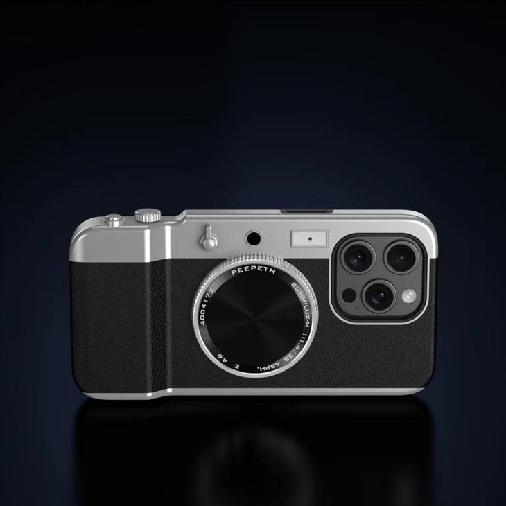 Retro Camera Lens Aesthetic Case - iPhone