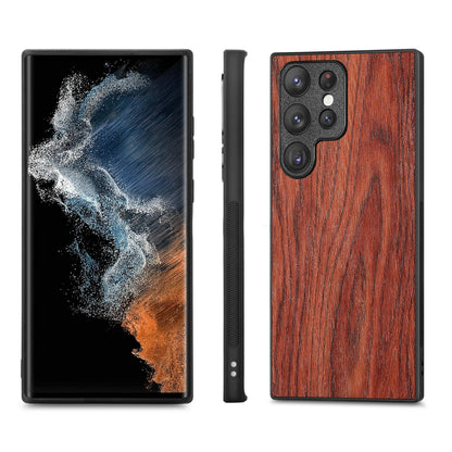 Rustic Artisan Blend Leather Wood Case - Samsung