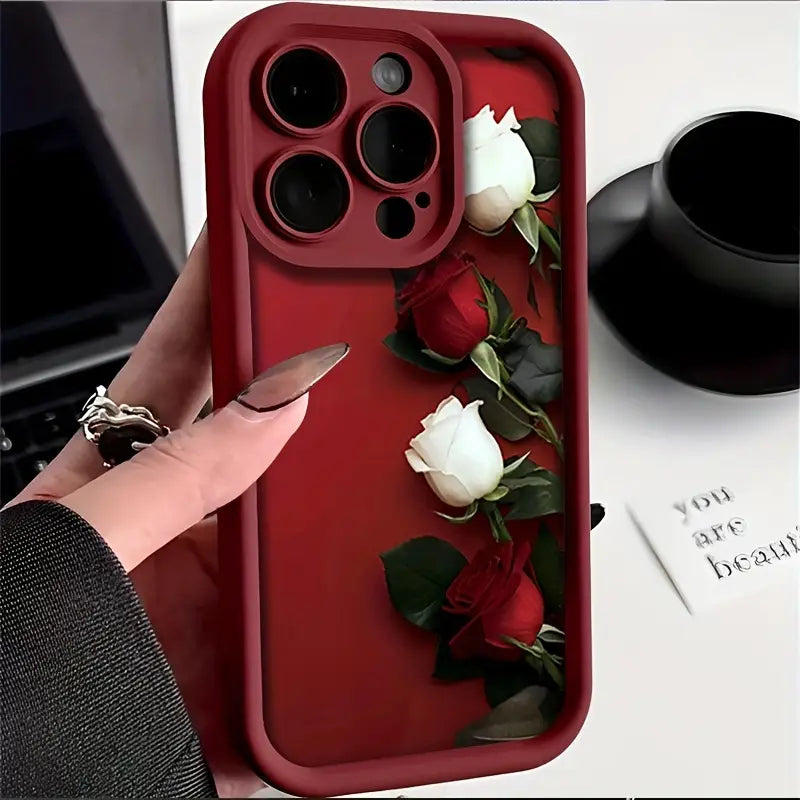 Luxe Ruby Rose Bloom Case