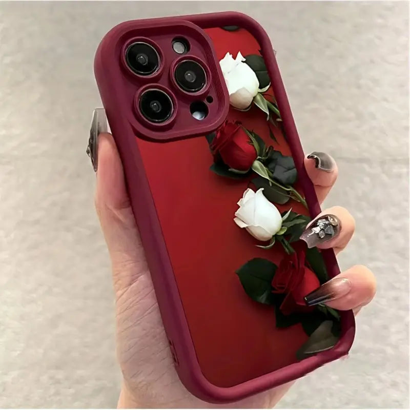 Luxe Ruby Rose Bloom Case