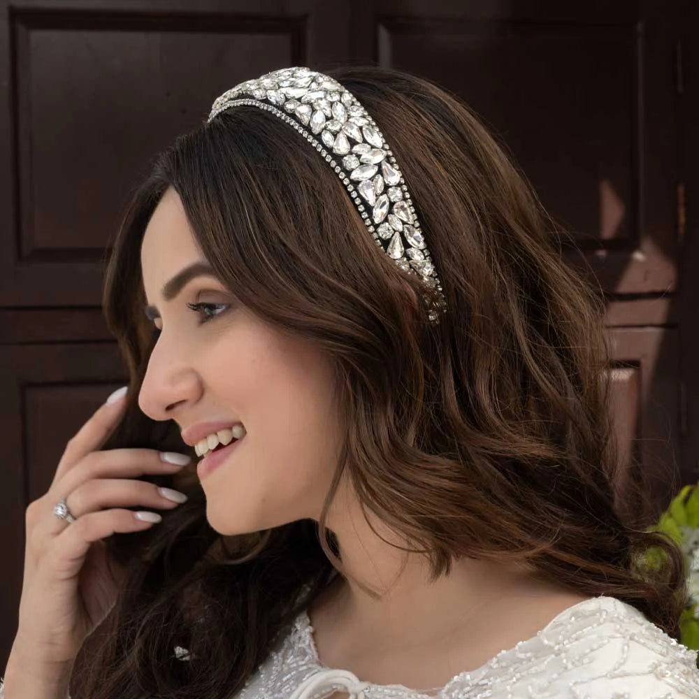 Dazzling Crystal Velvet Headband