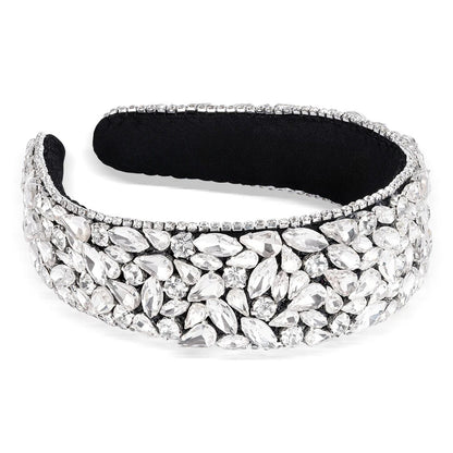 Dazzling Crystal Velvet Headband