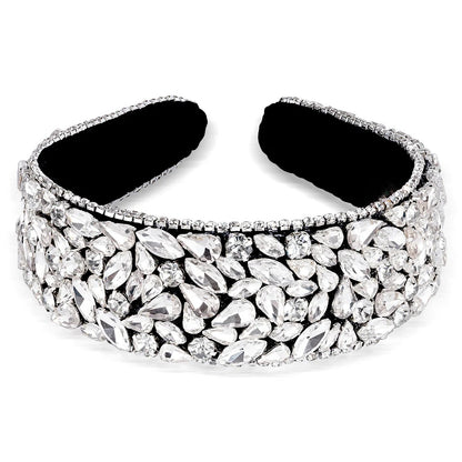 Dazzling Crystal Velvet Headband