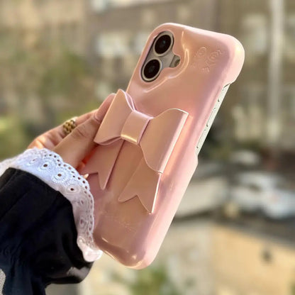 Rosy Ribbon Bow Case