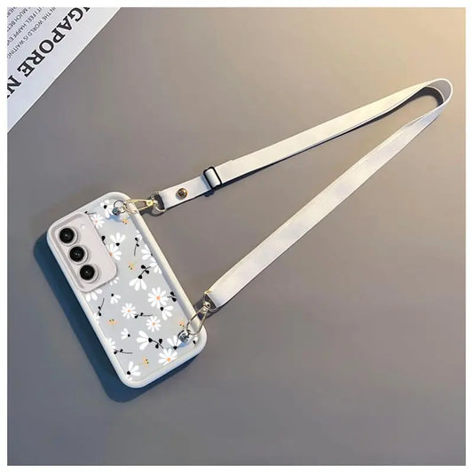 Blossom Crossbody Strap Phone Case - Samsung