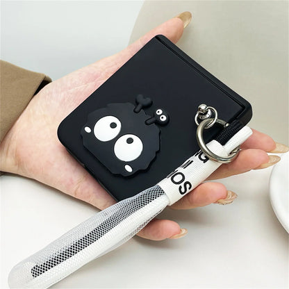 Quirky Eyes Flip Grip Phone Case - Samsung