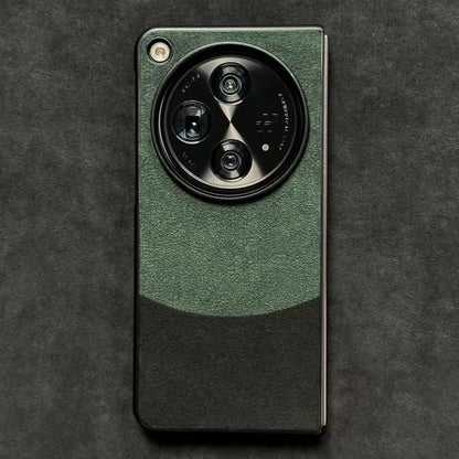 Modern Contrast Premium Leather Case - OnePlus Open