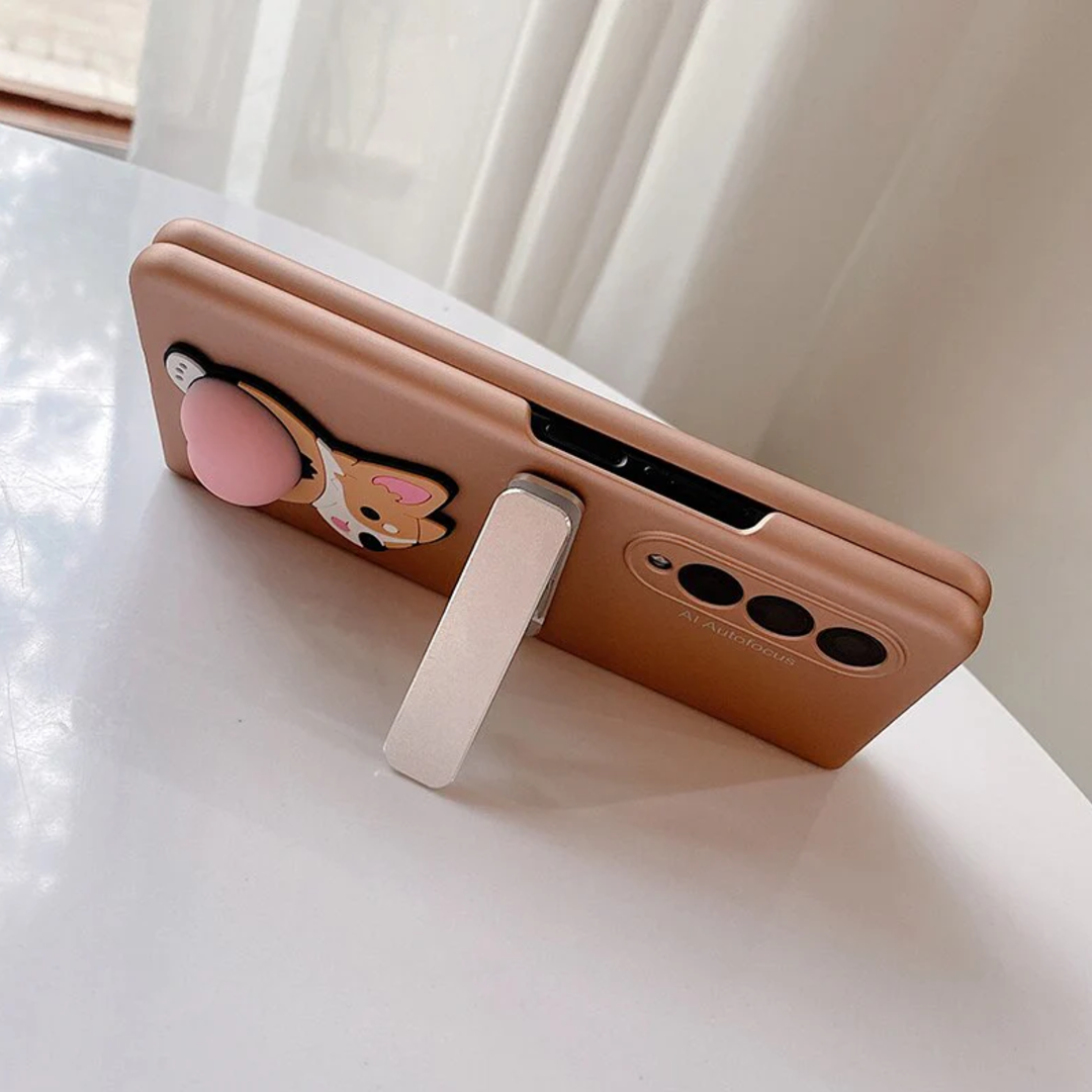 Puppy Pop Metal Fold Case - Samsung