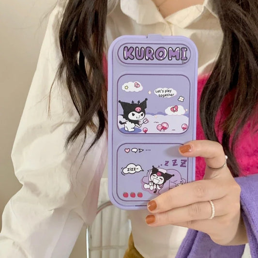 Kuromi Foldable Cartoon Stand Case