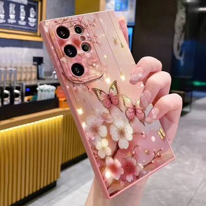 Butterfly Floral Design Phone Case - Samsung