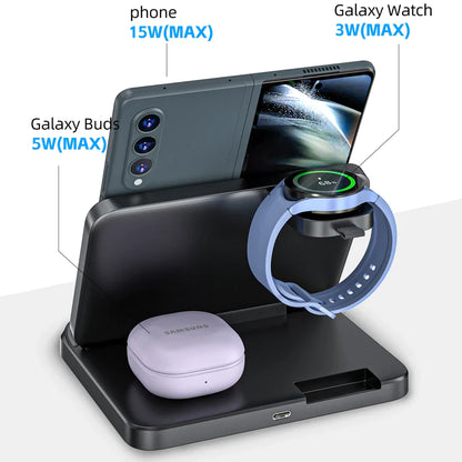 PowerRush Wireless Fast Charging Stand