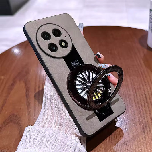 Elite Ring Premium Guard Leather Case - OnePlus