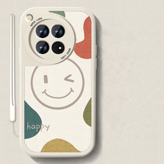 Smiley Patchwork Fashionable & Protective Case - OnePlus