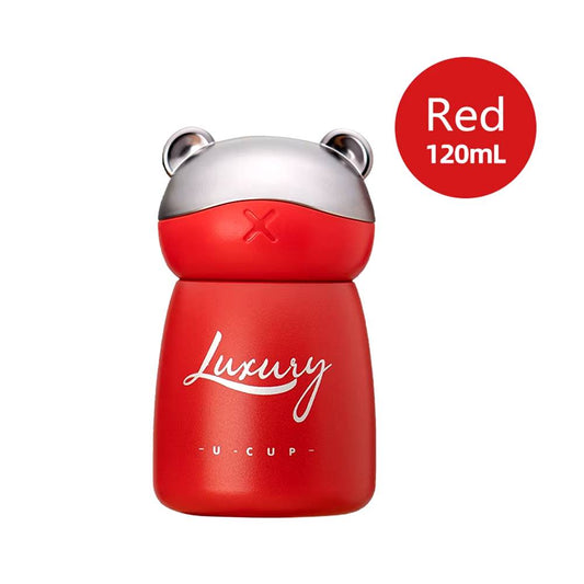 Mini Cute Bear Thermos Water Bottle