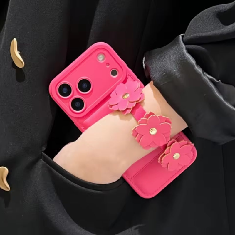 Floral Strap Luxury Case