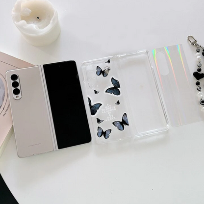 Gradient Butterfly Charm Case -  Samsung