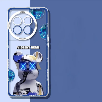 Violent Bear Transparent Glow Case - OnePlus