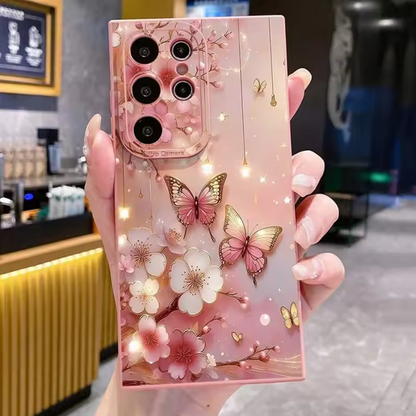 Butterfly Floral Design Phone Case - Samsung