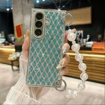 Galaxy Z Fold Series Sparkle Pearl Statement Case