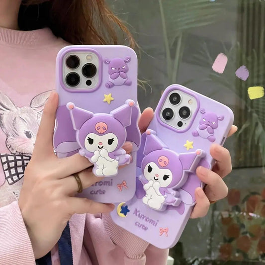 Vibrant Kuromi Character Case