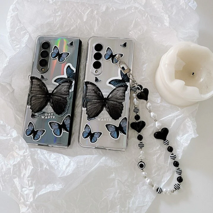 Gradient Butterfly Charm Case -  Samsung
