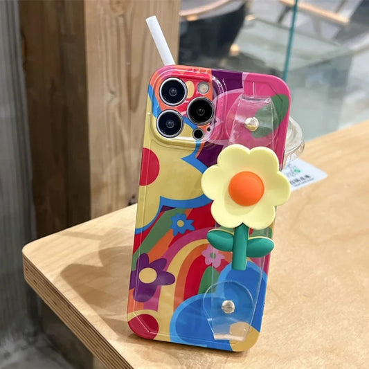 Color Splash Flower Stand Case