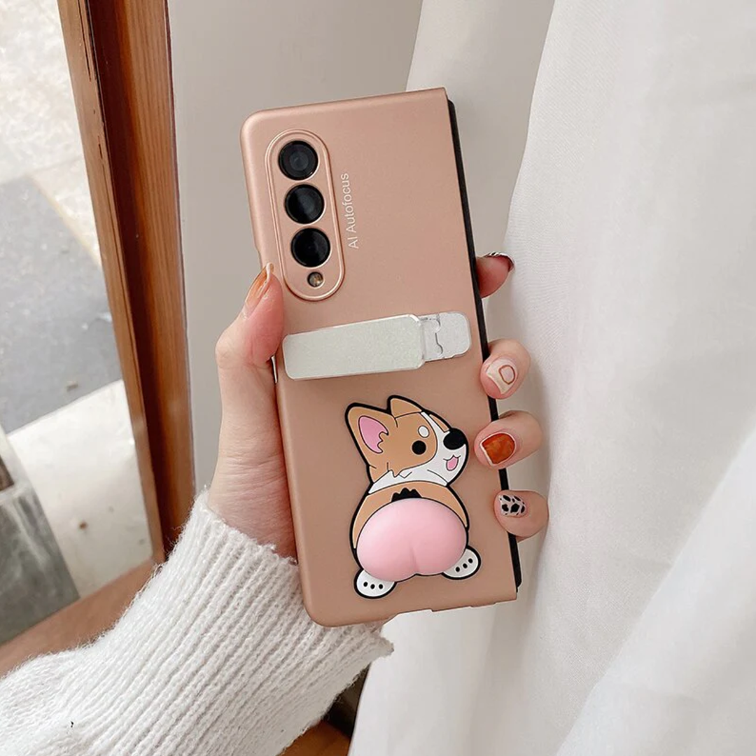 Puppy Pop Metal Fold Case - Samsung