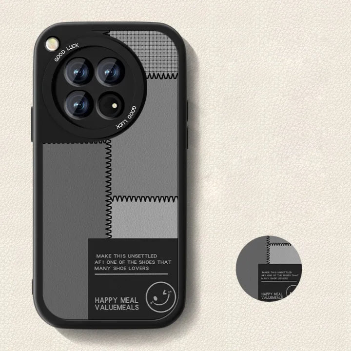 Zigzag Stitch-Inspired Protective Phone Case - OnePlus